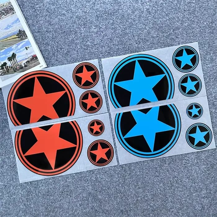 Autocollant de décoration de carrosserie de moto
