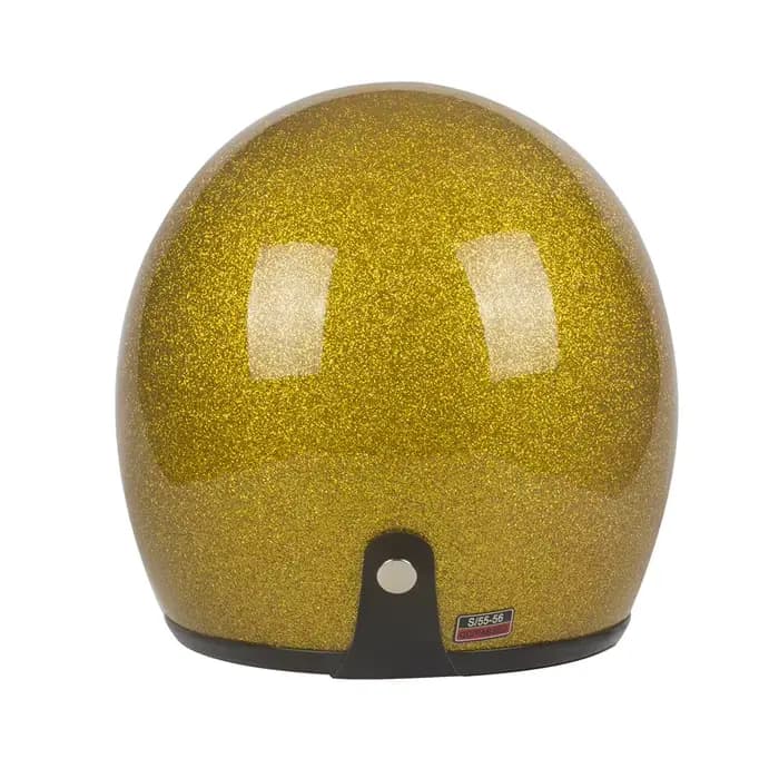 Casque De Motocross à visage ouvert doré, accessoires De Moto, Atv