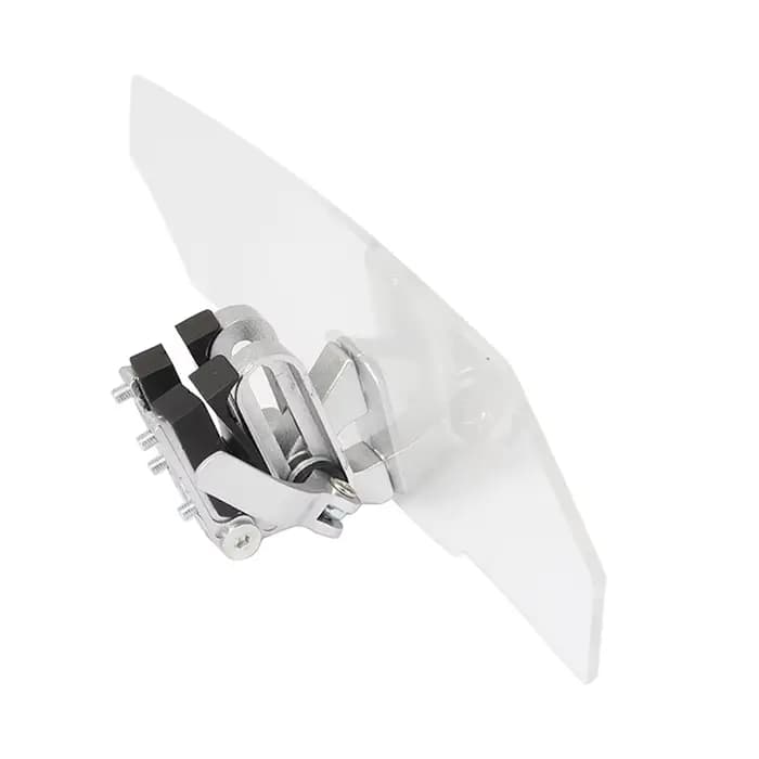 Pare-brise universel transparent réglable pour moto