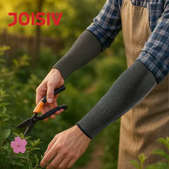 1 paire de manchons de protection pour les bras en Kevlar résistants à la chaleur