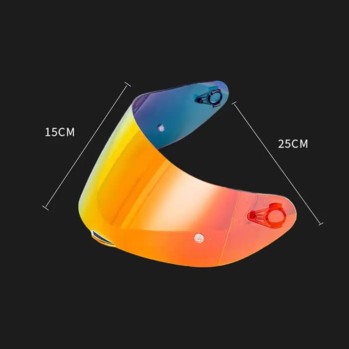 Visière de casque de moto AGV K1/K3SV/K5 - Lentille de décoloration avec bouclier de vision nocturne