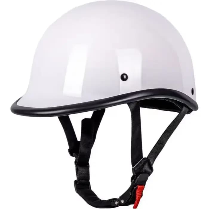 Casque de moto classique rétro ouvert