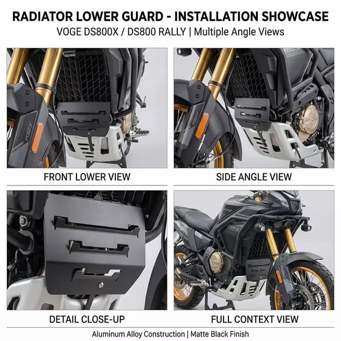 Nouveaux accessoires de moto noirs pour VOGE DS800 RALLY DS800X DSX 800