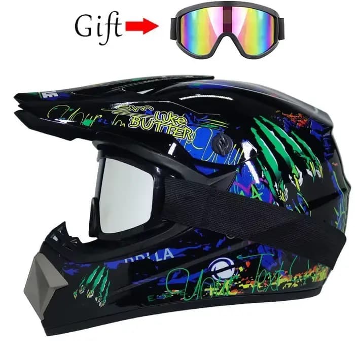 Casques de moto avec couverture complète visage