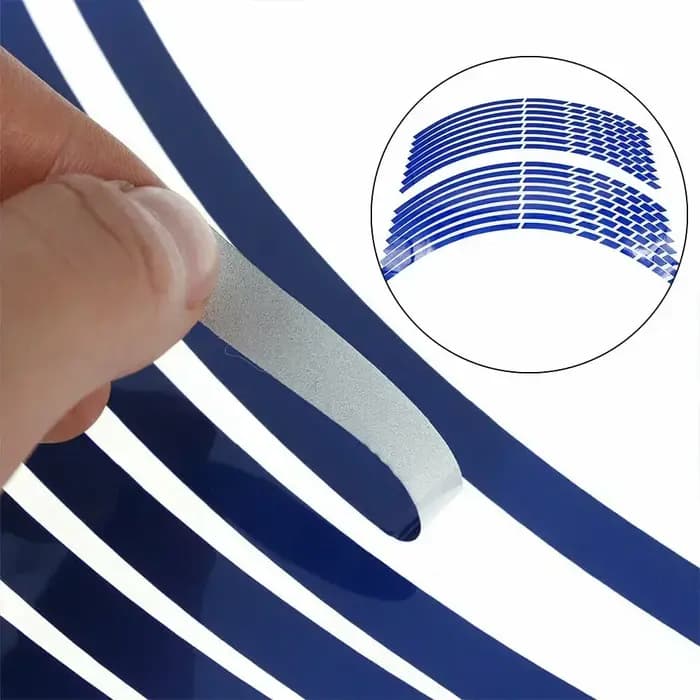 Bandes autocollantes pour pneus de roue de moto, bandes réfléchissantes pour jante, autocollant univ