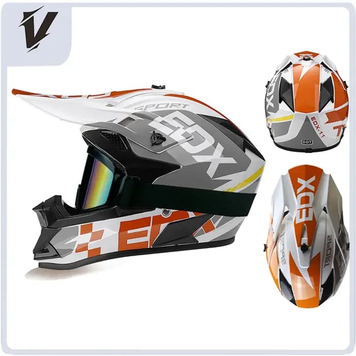 VGV casque tout-terrain moto
