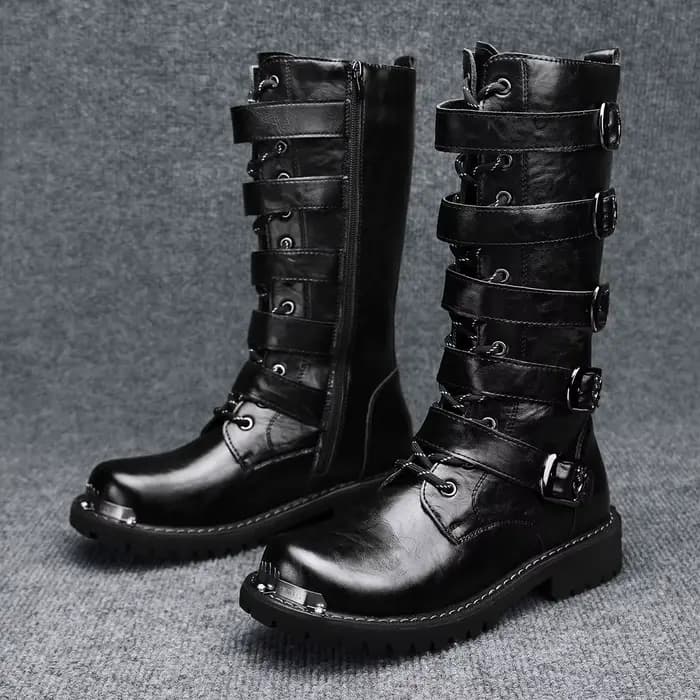 Bottes de moto classiques décontractées pour hommes