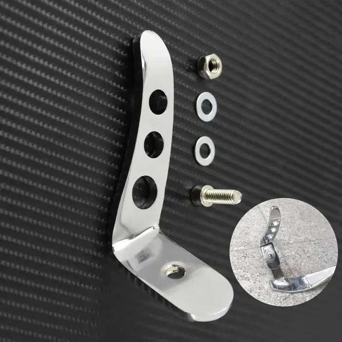 Extension de béquille de support de pédale chromé pour moto