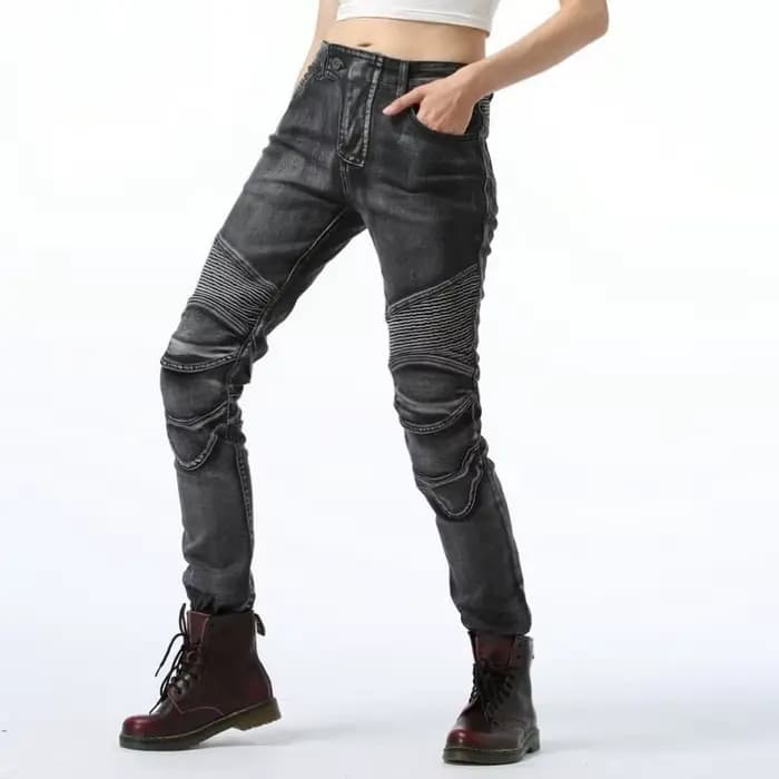 Pantalon de moto rétro pour femme