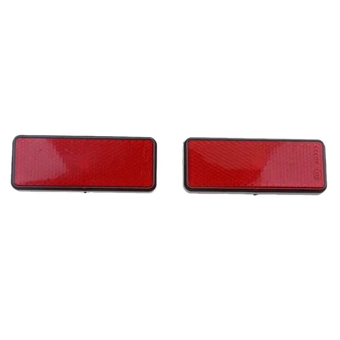Réflecteur réfléchissant rectangulaire pour moto