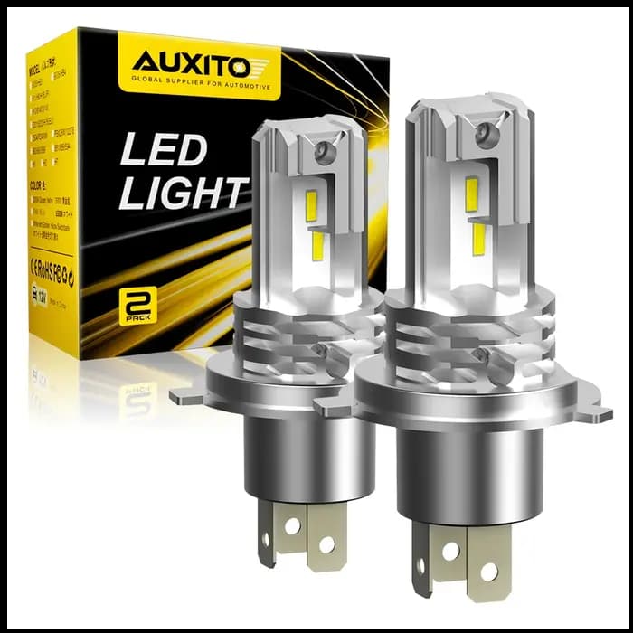 AUXITO H4 ampoule de phare LED sans ventilateur CSP pour voiture moto 9003 LED Hi/Lo