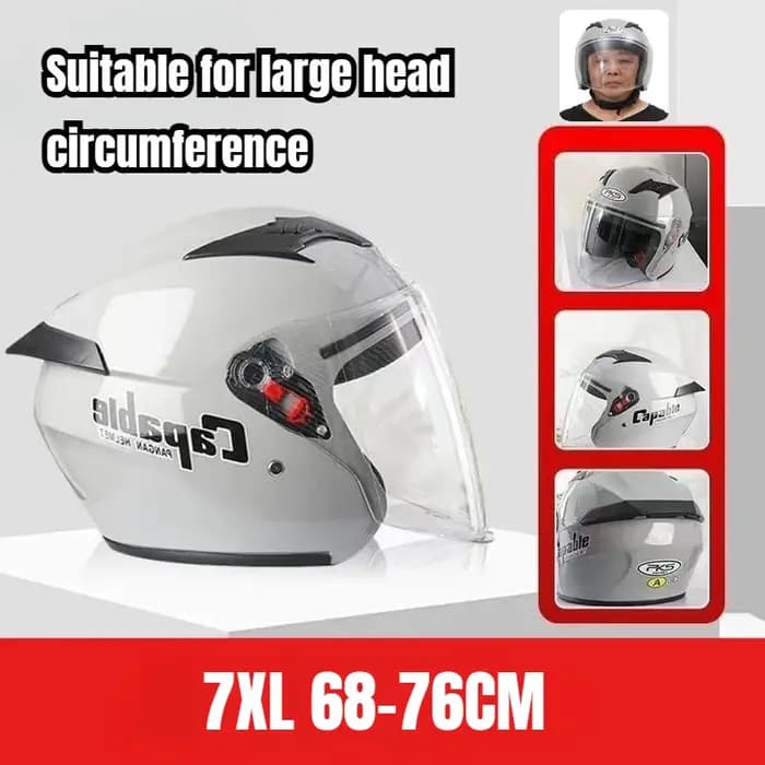 Casque de moto taille 5XL 6XL 7XL