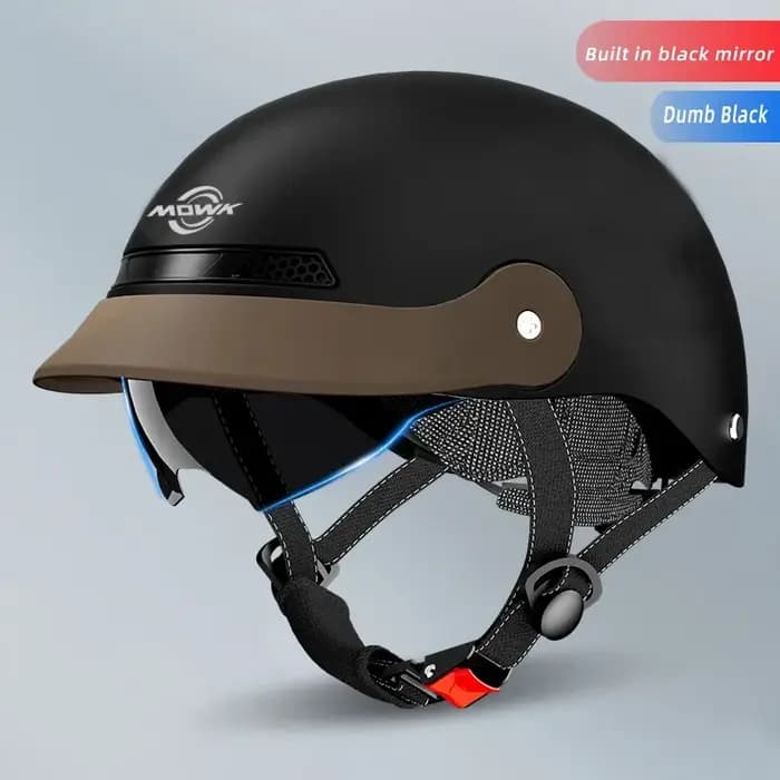 MOWK moto Vintage demi casque été respirant hommes femmes électrique Jet Scooter casques ouverts