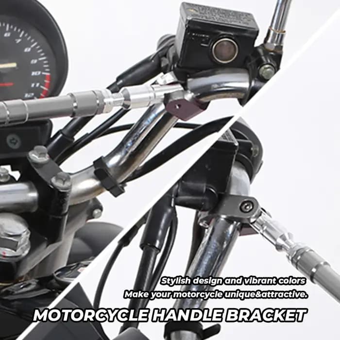 Poignée de guidon de moto, barre transversale réglable, support d'équilibre, régulateur de renfort d
