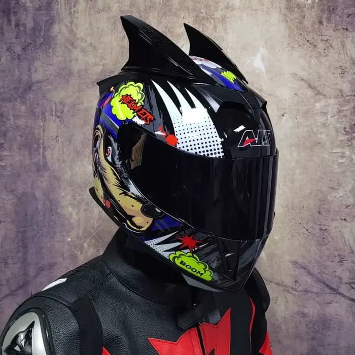 Casque de Moto Modulaire Cool avec Pare-Soleil Nik