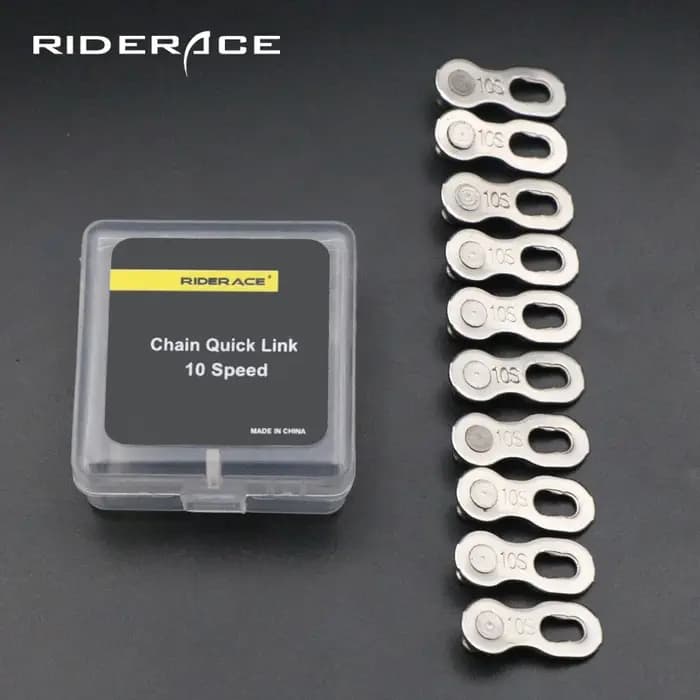 5 paires de joints de connecteur de maillon de chaîne de vélo, boutons magiques, maillons principaux