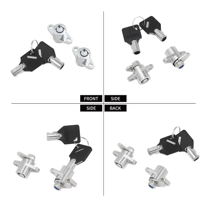 Serrure de sacoche de moto avec jeu de 2 clés, pour Harley Touring Electra Street Glide Road King FL