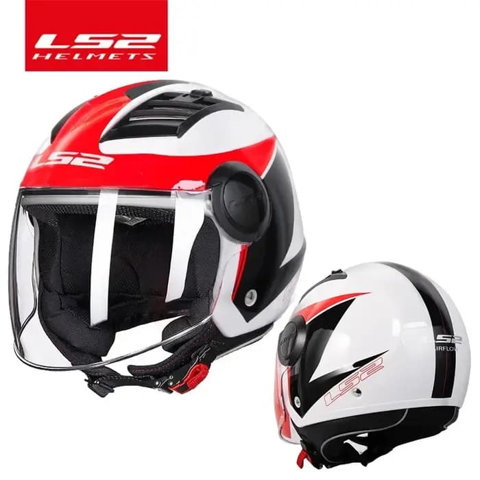 OF562 Casque de Moto demi visage été Casco