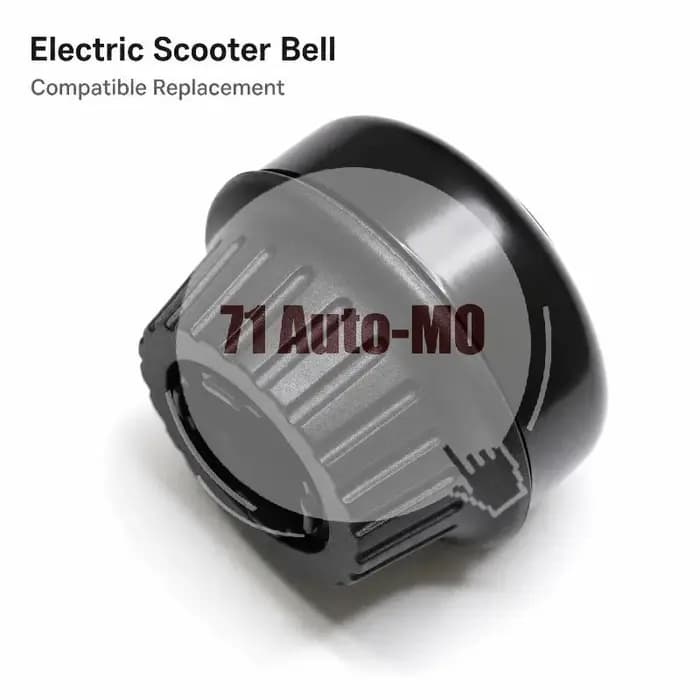 Sonnette de remplacement pour scooter électrique, légère et anti-corrosion, compatible avec les util