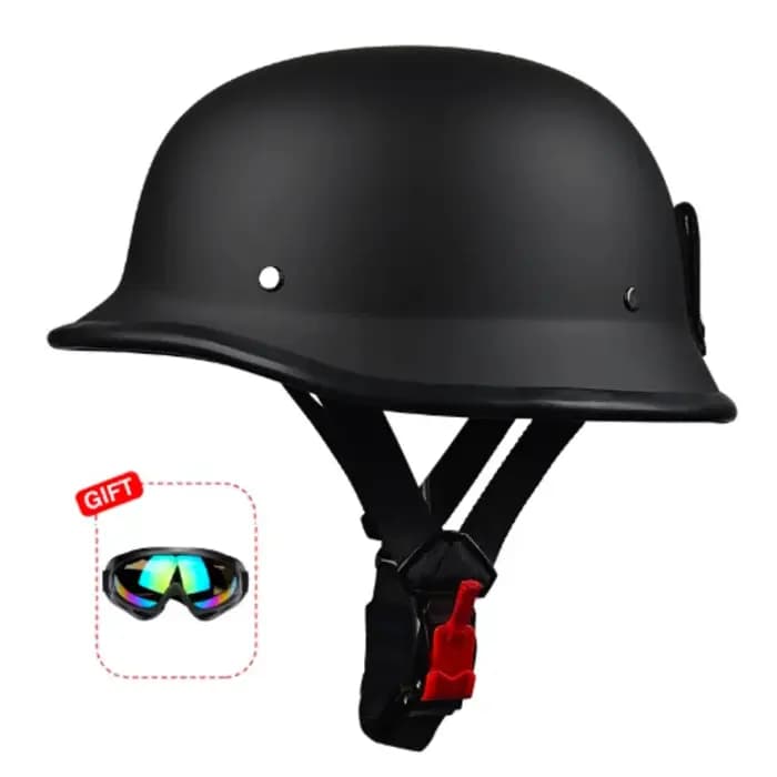 Demi-casques rétro classiques pour moto, visage ouvert, bonnet de croisière, casquette de crâne, petit pour moto, Scooter, Chopper