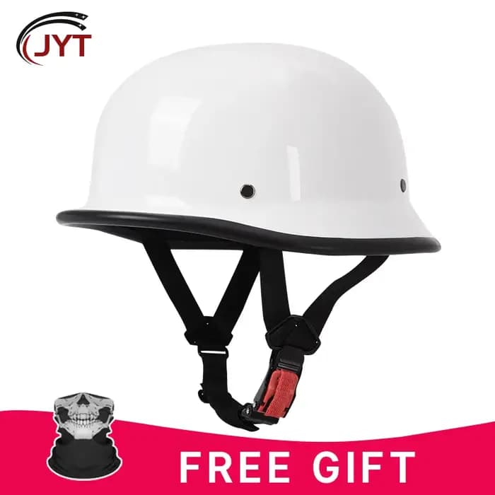 Casque de moto demi-visage pour hommes et femmes