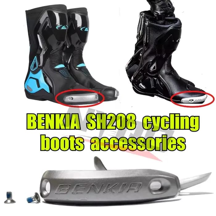 Bottes de motocross BENKIA HDF-SH208 W208 avec glissière en titane