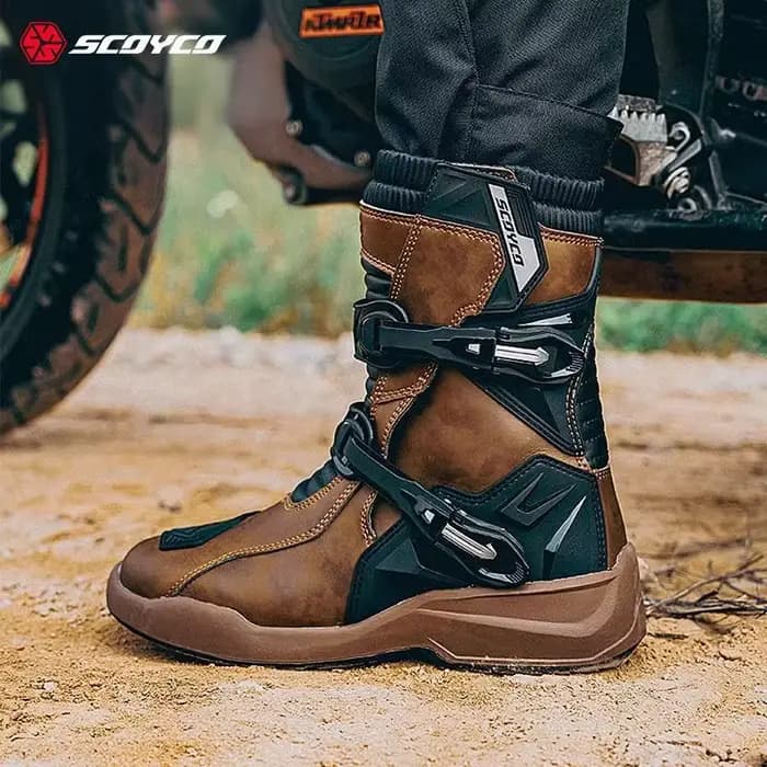 Bottes de moto SCOYCO pour hommes