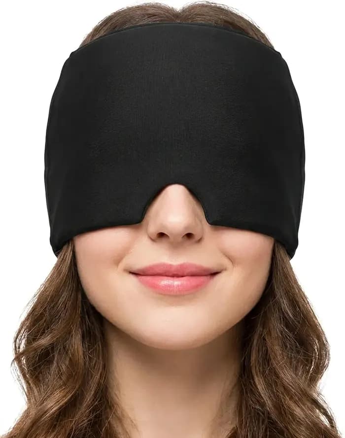 Chapeau rafraîchissant en gel à usage unique pour soulager les maux de tête