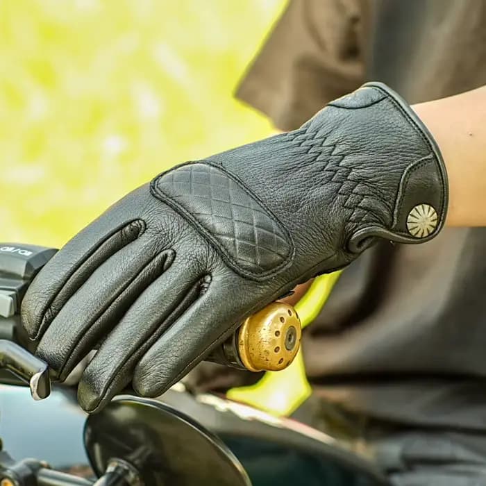 UGLYBROS gants de moto rétro pour hommes femmes doigt complet écran tactile