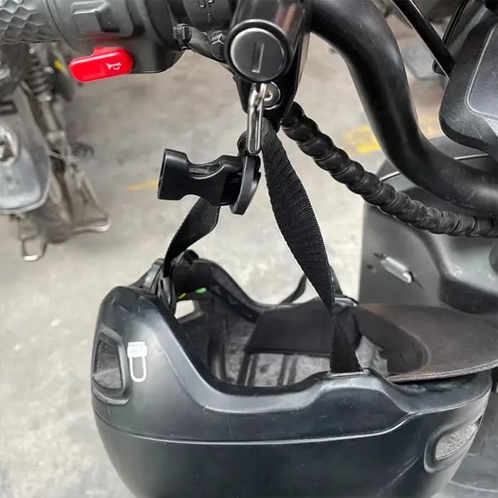 Serrure pour casque de moto – Sécurité antivol avec 2 clés