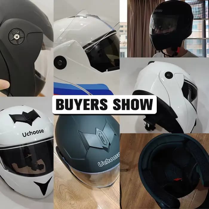 Nouveau Casque de moto intégral course avec Double pare-soleil femmes homme rabattable