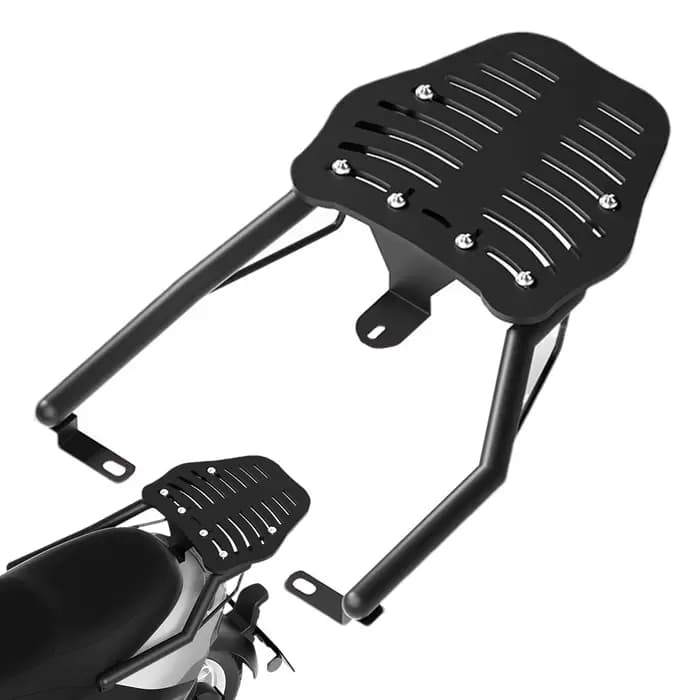 Porte-bagages réglable et polyvalent pour moto