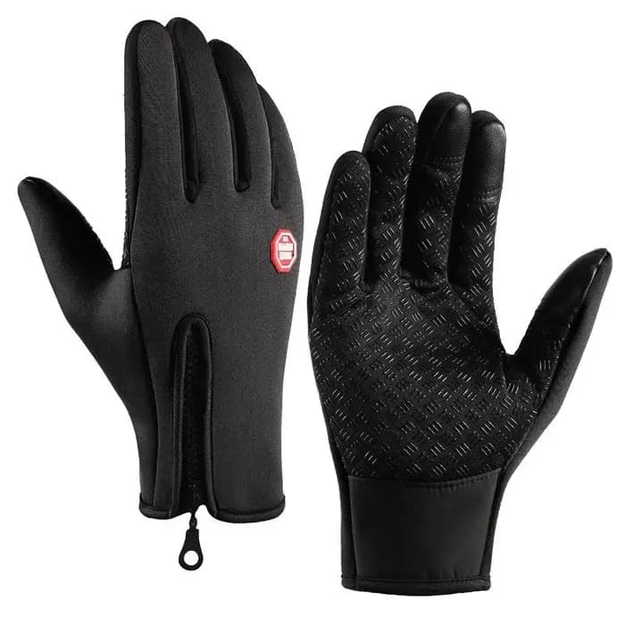 Gants d'hiver pour hommes imperméables coupe-vent froid