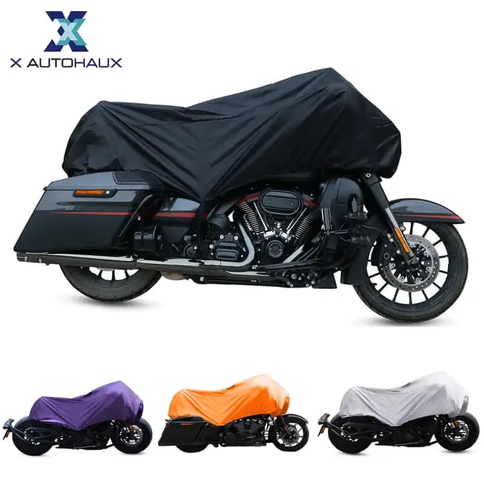 X Autohaux 210T demi-housse de moto de voyage, imperméable à l'eau, à l'extérieur, à la poussière, à