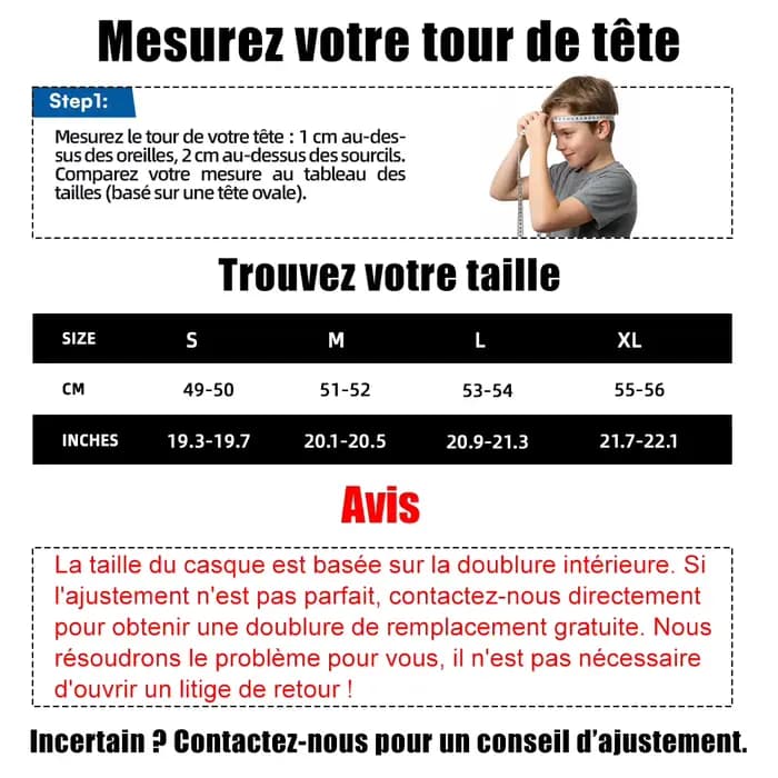 Casque de motocross pour enfants et adolescents