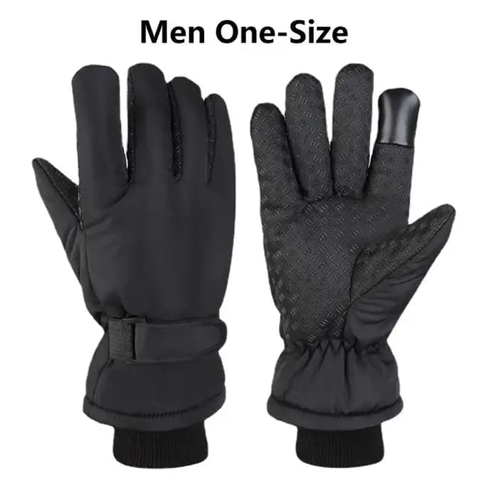 Hommes Gants de Ski D'hiver Imperméable Coupe Vent En Plein Air Sport Vélo