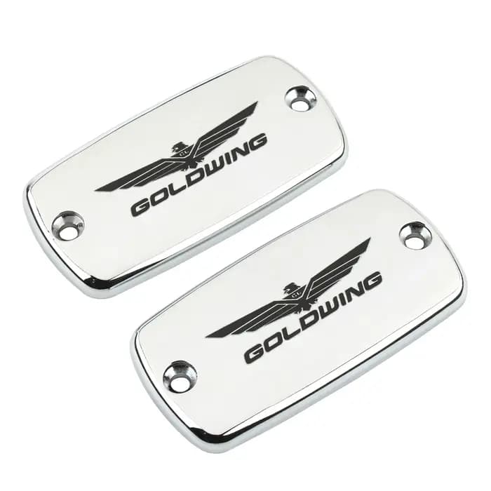 Bouchons de liquide de frein chromés pour Honda Gold Wing GoldWing GL 1500 1800 TVX 1800, Eagle Moto