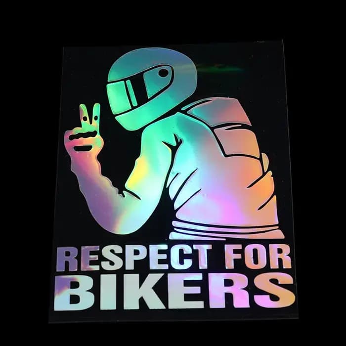 Autocollant imperméable en vinyle 3D pour moto