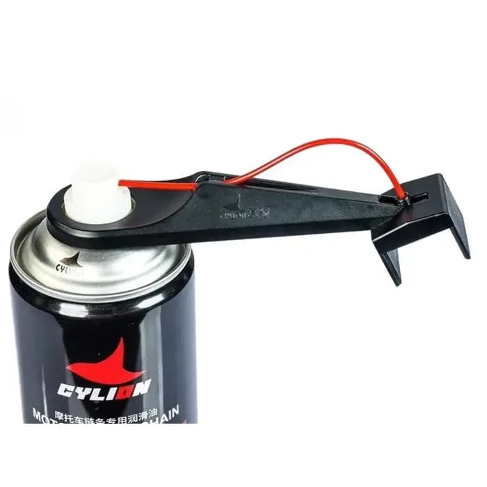 Kit de pulvérisation d'huile pour chaîne de moto, applicateur de lubrifiant sans salissure, nettoyeur de chaînes de moto, ensemble d'outils d'entretien