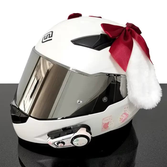 Casque de moto électrique série Kawaii