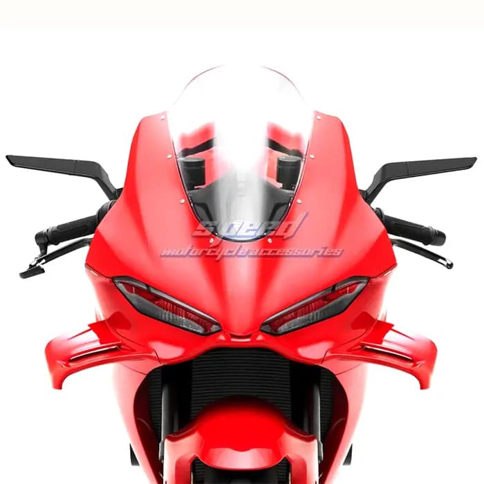 Accessoires moto pour Panigale V4 2025 Tricolore PANIGALE V4S 2026, rétroviseurs réglables, rétroviseurs aérodynamiques, ailerons sport