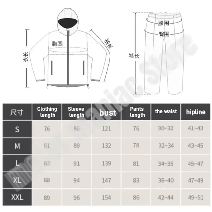 Imperméable d'équitation de moto