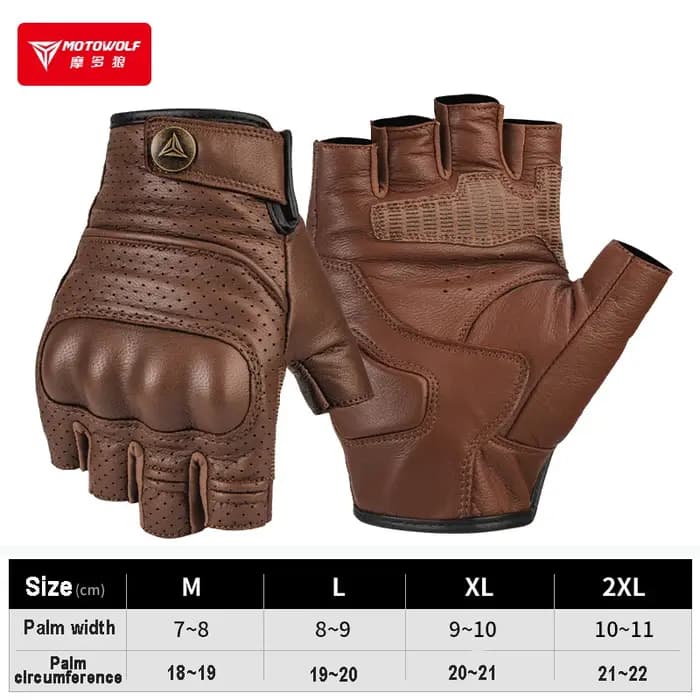 Gants en cuir hommes été