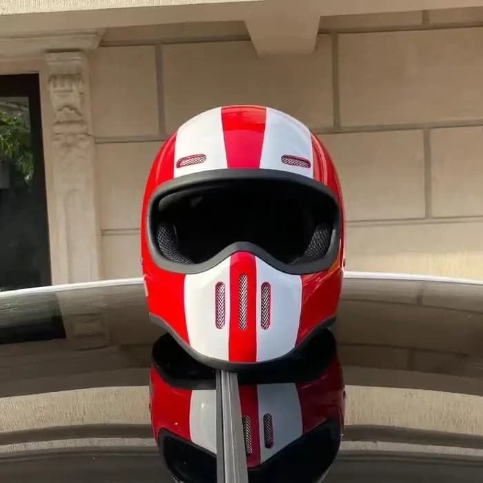 Casque intégral de Moto FBR rétro Style Tokyo