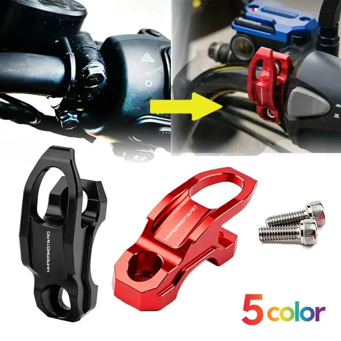 Accessoires de modification pour moto Ducati Hypermotard 950 950SP 698 796 821 939 : Guidon, sacoche de casque, support de casque