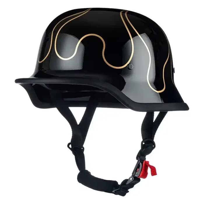 Casque De Moto rétro allemand Capacete