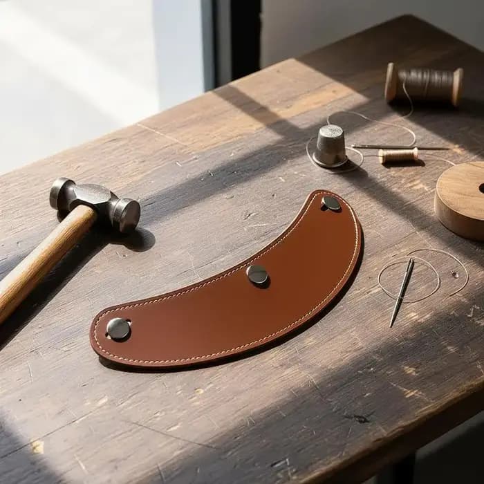 Visière de casque rétro à 3 broches en cuir amovible pour scooter, moto, casque de moto, pare-brise rabattable, protection contre la pluie et le soleil.