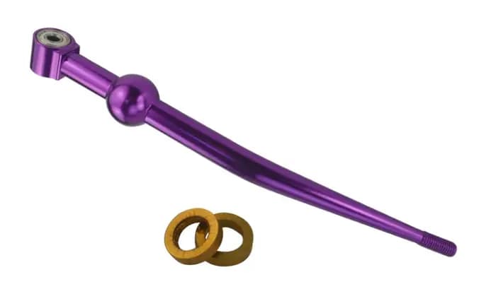 Manette de vitesse universelle en aluminium à courbure unique