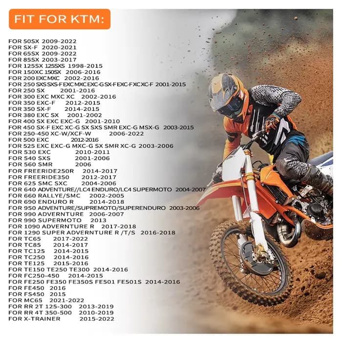 Repose-pieds de moto, levier de changement de vitesse, pédales, pointe de marche pour KTM SX XC EXC