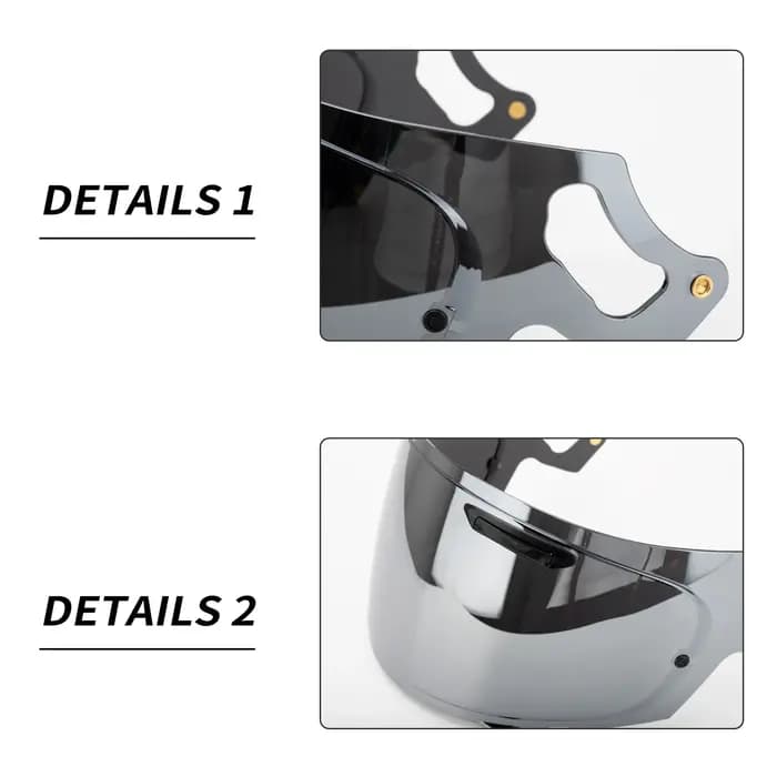 Visière de remplacement pour casque intégral Arai RX-7X REO XD RX-7V VAS-V, lentille de casque de moto, lentille plate pour casque